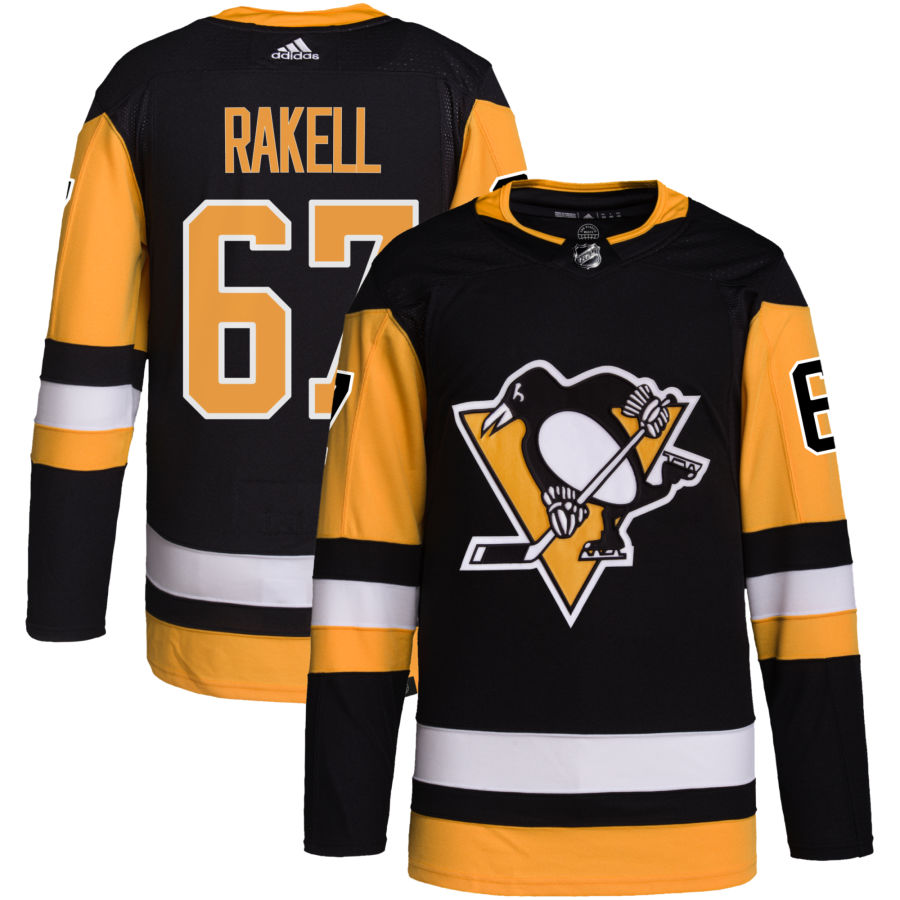 Rickard Rakell Pittsburgh Penguins adidas Home Primegreen Authentic Pro Jersey - Black