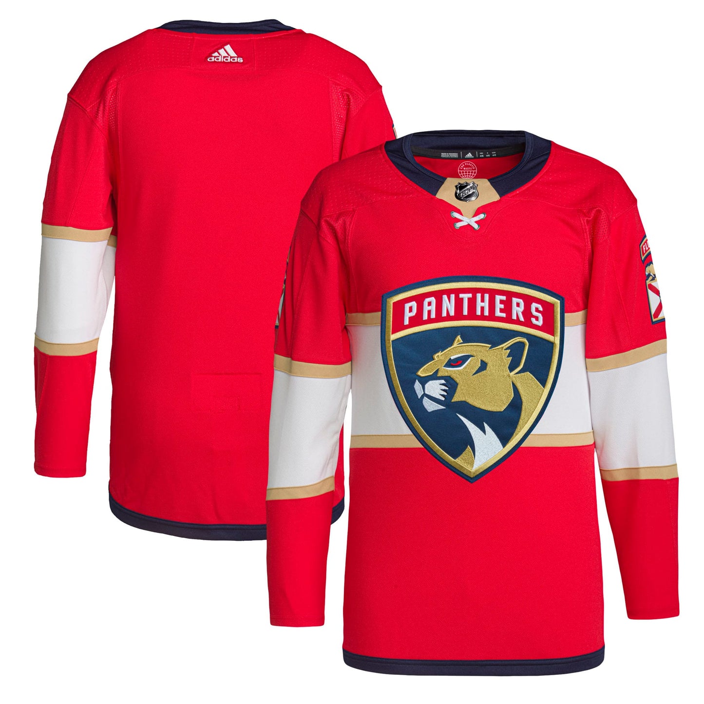 Florida Panthers adidas Home Primegreen Authentic Pro Jersey - Red