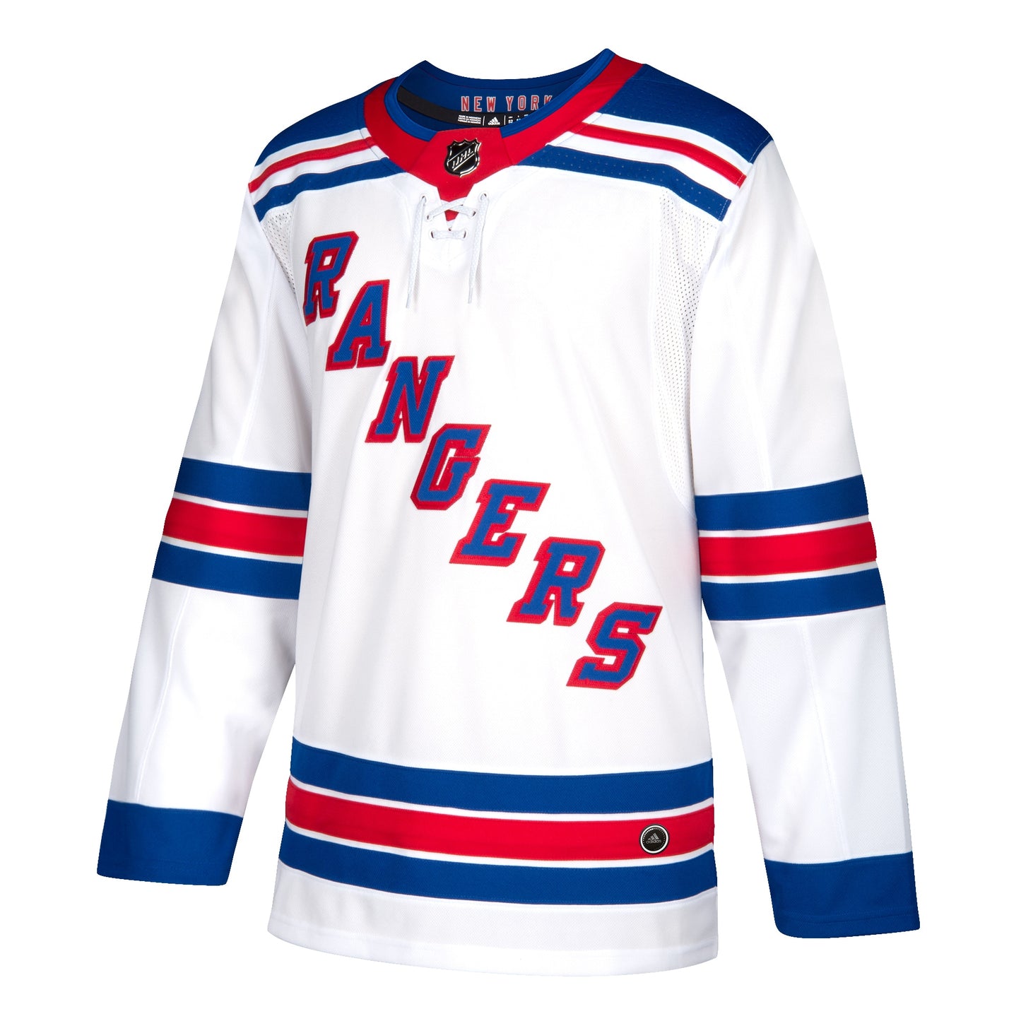 New York Rangers adidas Away Authentic Blank Jersey - White