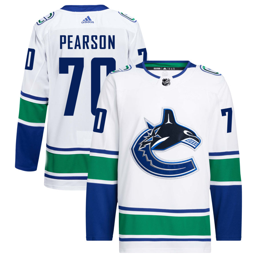 Tanner Pearson Vancouver Canucks adidas Away Primegreen Authentic Pro Jersey - White