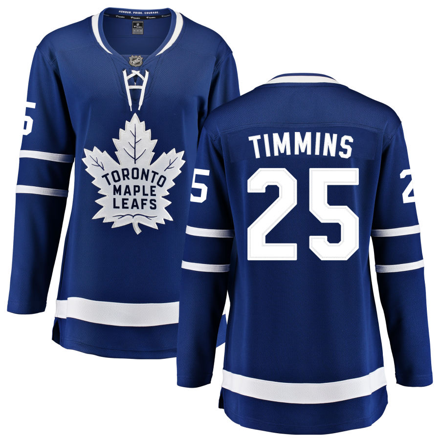 Conor Timmins Toronto Maple Leafs Fanatics Branded Women's Home Breakaway Jersey - Blue