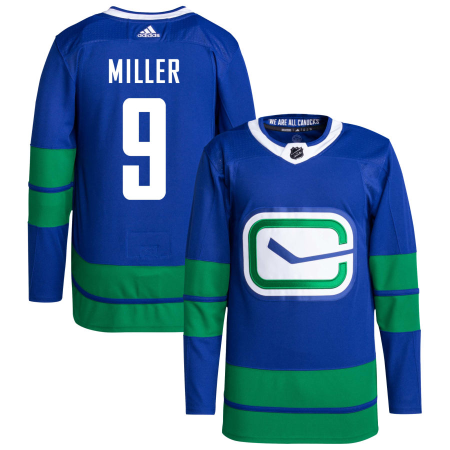 J.T. Miller Vancouver Canucks adidas Primegreen Authentic Pro Jersey - Royal
