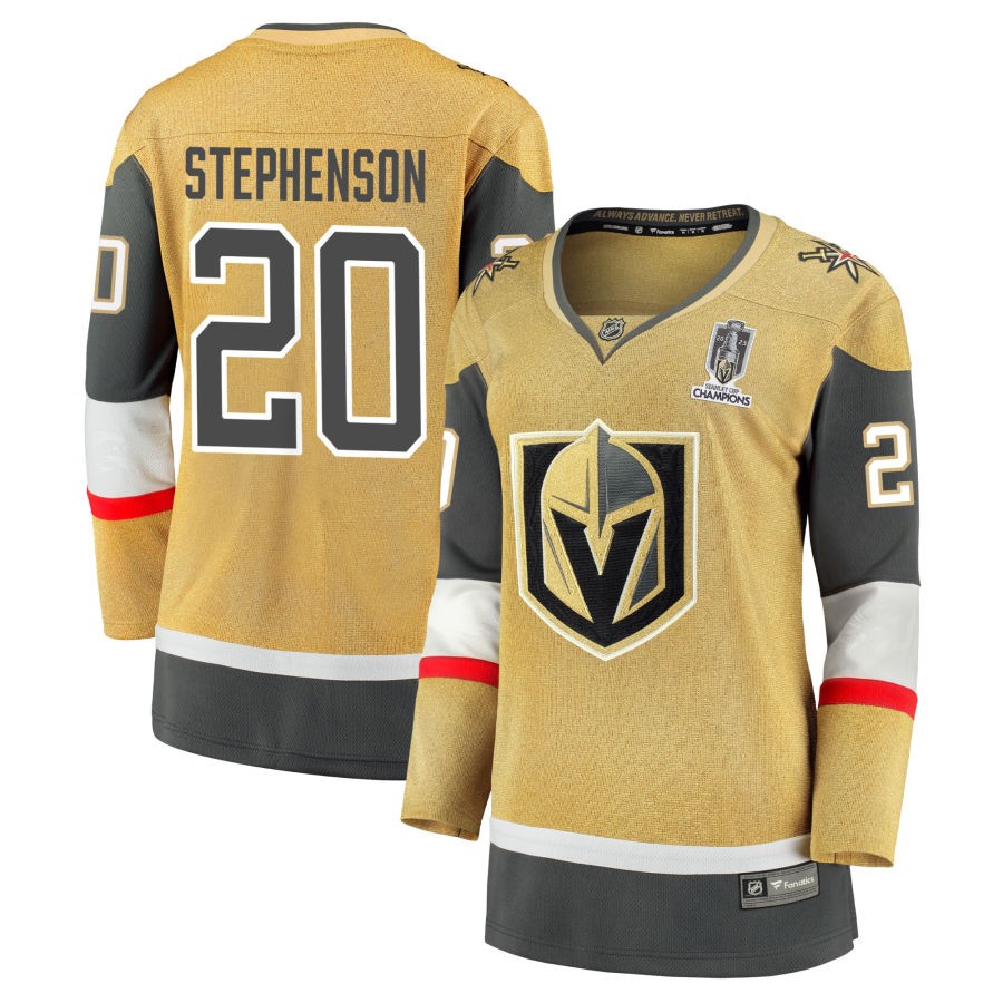 Chandler Stephenson  Vegas Golden Knights Fanatics Branded Women's 2023 Stanley Cup Champions Home Breakaway Jersey - Gold
