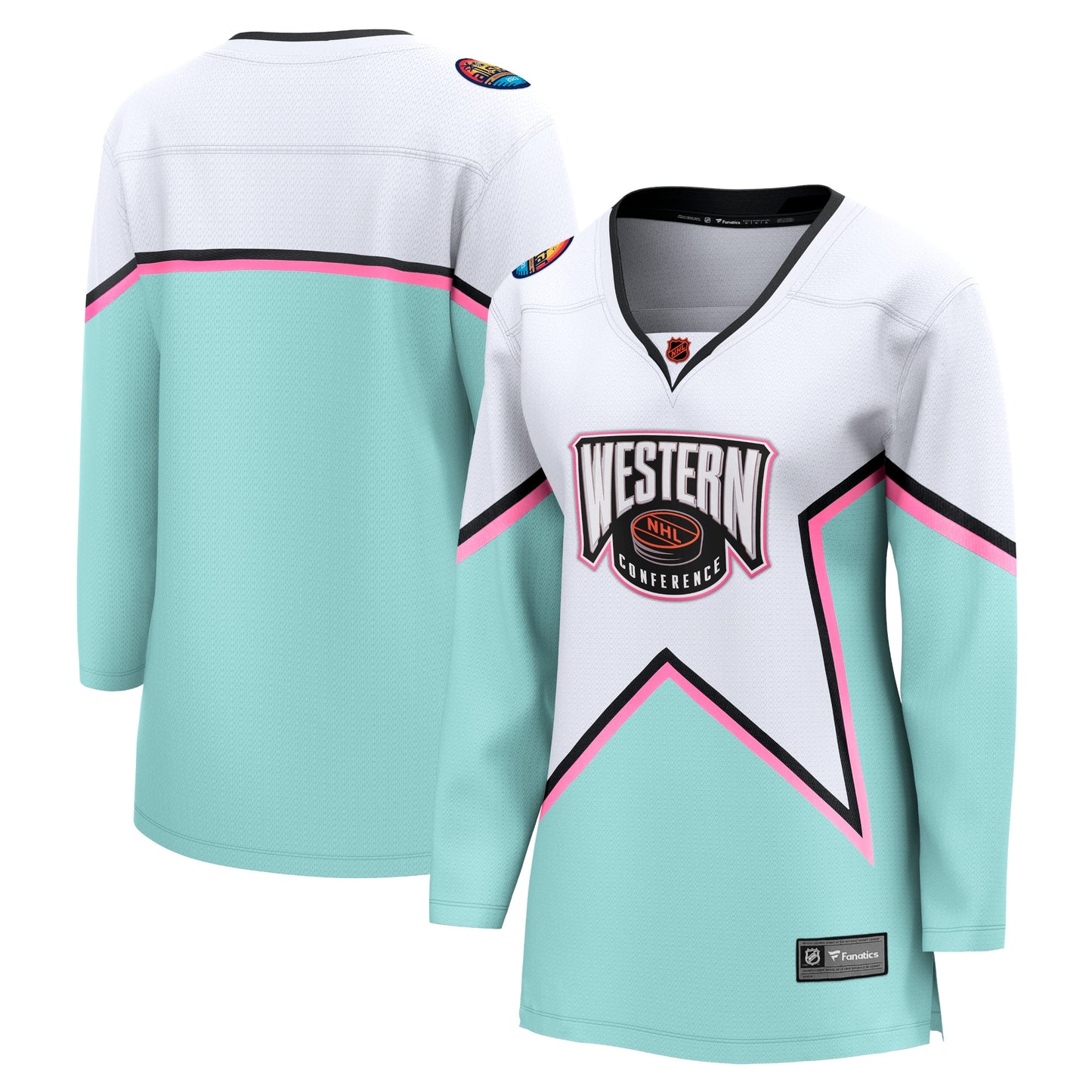 Fanatics Branded Women's 2023 NHL All-Star Game Western Conference Breakaway Jersey - White