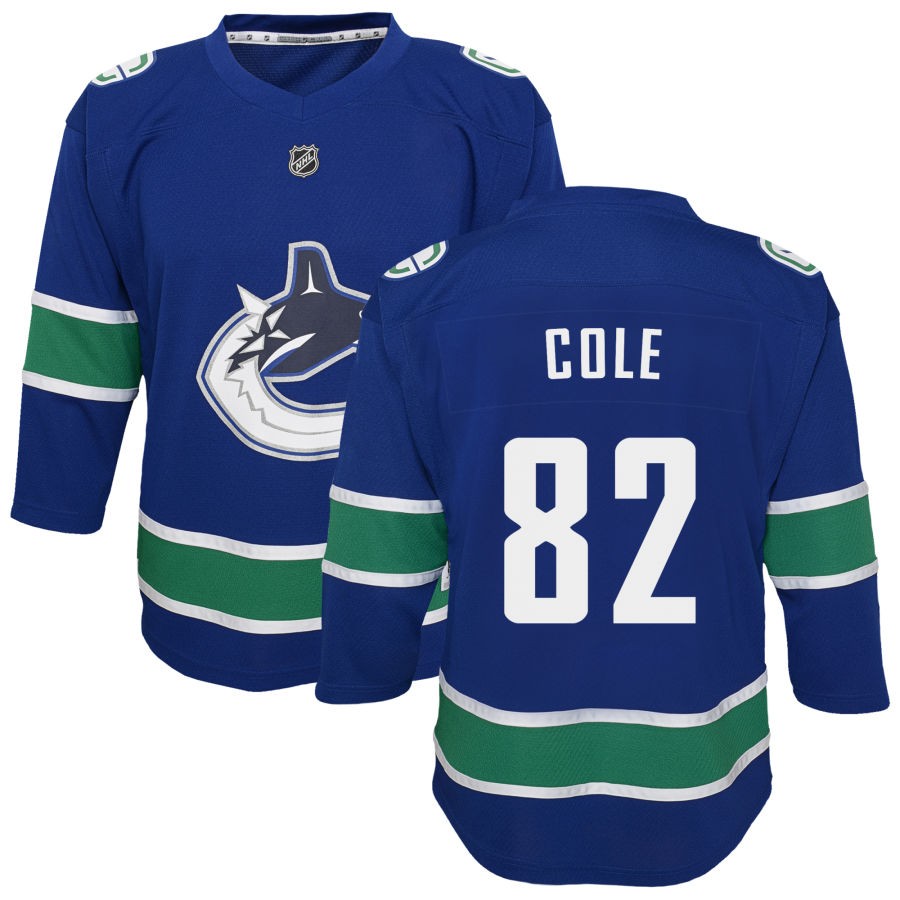 Ian Cole Vancouver Canucks Youth Replica Jersey - Blue